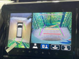 【全方位モニター用カメラ】専用のカメラにより、上から見下ろしたような視点で360度クルマの周囲を確認することができます☆死角部分も確認しやすく、狭い場所での切り返しや駐車もスムーズに行えます。