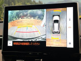 【パノラミックビューモニター】専用のカメラにより、上から見下ろしたような視点で360度クルマの周囲を確認することができます☆死角部分も確認しやすく、狭い場所での切り返しや駐車もスムーズに行えます。
