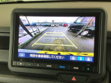 便利な3ビュー切り替え、ガイド線表示付きのバックカメラです!後退時、後方の視界をサポートします!