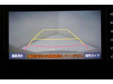 バックカメラで後方確認もバッチリ!