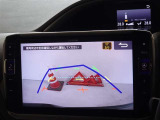 バックガイドモニターを装備しています、車庫入れもラクラクです。