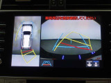 パノラミックビューモニター付きで、車両の周囲を確認することができるので安心できますね♪
