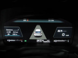 全車速追従機能付きクルーズコントロール使用時のメーター映像です。