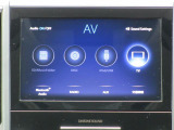 ナビゲーションのAV機能画面を表示しております。