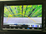 【バックカメラ】駐車時に後方がリアルタイム映像で確認できます。大型商業施設や立体駐車場での駐車時や、夜間のバック時に大活躍!運転スキルに関わらず、今や必須となった装備のひとつです!