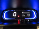 視認性のいいスピードメーターです。