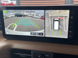 アラウンドビューモニターは車庫入れの強い味方となってくれます。上から車を見下ろすように視ることで、駐車場枠内にビシッと真っ直ぐ停めれます!☆一度使ったらわかって頂けます☆