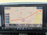 AVメーカーとして名高いアルパインナビを装備。使いやすさ、見やすさ共に良好です。