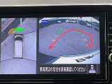 360&deg;周りがチェックできるアラウンドビューモニターで運転席から資格になるところも見えるので安心!