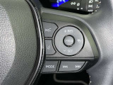ステアリングスイッチ付き。前方から目を離すことなく操作することが可能です。