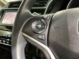 ステアリングにオーディオ操作スイッチが付いています。オーディオ画面に直接タッチしなくても操作が出来ますので、運転に集中できます。