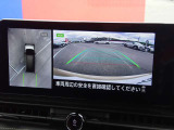 上からの視点で狭い駐車場への駐車などに役立つアラウンドビューモニターです♪