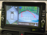 【アラウンドビューモニター】専用のカメラにより、上から見下ろしたような視点で360度クルマの周囲を確認することができます☆死角部分も確認しやすく、狭い場所での切り返しや駐車もスムーズに行えます。