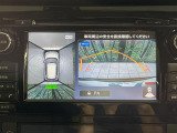 【アラウンドビューモニター】専用のカメラにより、上から見下ろしたような視点で360度クルマの周囲を確認することができます☆死角部分も確認しやすく、狭い場所での切り返しや駐車もスムーズに行えます。