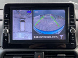 上から丸見え!!駐車が苦手な方でも、このアラウンドビューモニターがあれば安心!これで狭い場所の駐車も楽です。