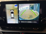 空の上から見下ろすような視点で駐車が出来る「アラウンドビューモニター」が表示されますので、駐車が苦手な方にも心強い味方になってくれるはずです♪