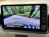 【バックカメラ】駐車時に後方がリアルタイム映像で確認できます。大型商業施設や立体駐車場での駐車時や、夜間のバック時に大活躍!運転スキルに関わらず、今や必須となった装備のひとつです!