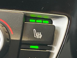 ●フロントシートヒーティング:運転席・助手席共に三段階で調節が可能なシートヒーターを装備しております。季節を問わず快適にご使用いただけます。