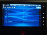 オーディオモードメニュー、AM・FMラジオ フルセグTV対応 CD・DVD再生 Bluetoothも接続可能!