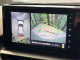 【パノラミックビューモニター】専用のカメラにより、上から見下ろしたような視点で360度クルマの周囲を確認することができます☆死角部分も確認しやすく、狭い場所での切り返しや駐車もスムーズに行えます。