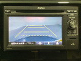 バックでの車庫入れも安心です! リアカメラが付いているバックモニター付のディスプレイオーディオを装備しております。操作線もついており距離感も画面から確認できます。