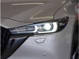 【LEDヘッドライト】省電力で長寿命の明るく運転しやすいLEDヘッドランプです。明るく照らすので暗い夜道からお客様を守ってくれます。お近くの広島マツダまでお越しください。