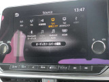 日産コネクトナビ。9インチの大型モニターです。多彩なNISSAN CONNECTサービスに対応しています。