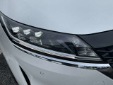 LEDヘッドランプ仕様。シャープな白光色のLEDランプを採用しました。夜の視界を明るくしてくれます。