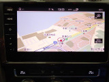 Volkswagen純正インフォテイメントシステムDiscoverPro、9.2インチフレームレス、タッチスクリーンナビゲーション装着
