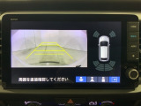 リアカメラ付で、後方をナビ画面で確認。車庫入れも安心です。もちろん、バックギアと連動しています。
