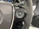 クルーズコントロールを装備しています。高速道路などで一定の速度で走ってくれるので運転が楽ですよ!速度を設定できますので、スピードの出しすぎにも注意できます。