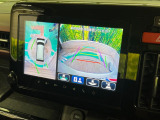 【全方位モニター用カメラ】専用のカメラにより、上から見下ろしたような視点で360度クルマの周囲を確認することができます☆死角部分も確認しやすく、狭い場所での切り返しや駐車もスムーズに行えます。