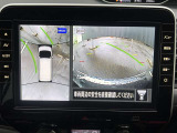 アラウンドビューモニター。上空から見下ろしたような映像が映し出されるので、駐車をスムースに行えます。