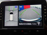 上からの視点で狭い駐車場への駐車などに役立つアラウンドビューモニターです♪