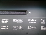 オーディオはDVD・CD再生に対応しています。