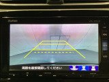 バックでの車庫入れも安心です! リアカメラが付いているバックモニター付のナビを装備しております。操作線もついており距離感も画面から確認できます。
