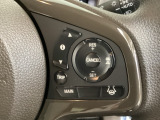 ハンドルにHondaセンシング系のクルーズコントロールやレーンキープアシストなどのスイッチが装備されています。ハンドルから手を離さず安全に操作できます。