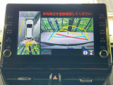 【パノラミックビューモニター】専用のカメラにより、上から見下ろしたような視点で360度クルマの周囲を確認することができます☆死角部分も確認しやすく、狭い場所での切り返しや駐車もスムーズに行えます。