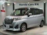 全国納車可 第三者機関証明書付 最長5年保証 純正ナビ TV Rカメラ マルチビュ- CD録音 DVD ドラレコ 衝突軽減B ETC LEDライト VSA装備のトヨタのルーミー カスタムG-T入庫!