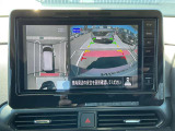 [アラウンドビューモニター]車両を上から見たようなカメラで周りの障害物などが一目瞭然!駐車が苦手な方でも、らくらく駐車♪