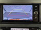 バックモニターで、後方を確認しながら安心して駐車することができます。運転初心者も熟練者も必須の機能ですよ!