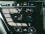 オートエアコンなので温度設定をしておけば後は自動で風量調節してくれます。操作もワンタッチでOKです。