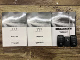 車両取扱説明書・ナビゲーション説明書・整備点検記録簿が揃っております。
