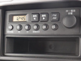 オーディオはAM・FMラジオが使えます。快適ドライブの強い味方です!