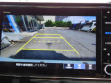 後退や車庫入れ時に安心のバックカメラ付き!夜間や雨天などの視界の悪いシーンでも視えて安心ですね♪