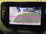 見えづらい車体後方部を映像で映し出してしっかりサポート!難しいバック駐車も安心です♪