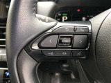 【ステアリングスイッチ】左です。ステアリングから手を離さず、運転に集中したまま手元でマルチインフォメーションディスプレイの操作等ができます。