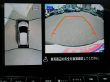 車の真上から見下ろしたような360度視界の良い『アラウンドビューモニター』です♪♪ 苦手な狭い駐車場、暗い所でも確認ができてとっても安心です♪♪