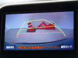 バックガイドモニターを装備しています、車庫入れもラクラクです。