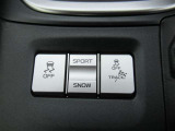 車両安定性を制御するVSCと、滑りやすい路面での発進や加速時の空転を制御するTRCのOFFスイッチです。